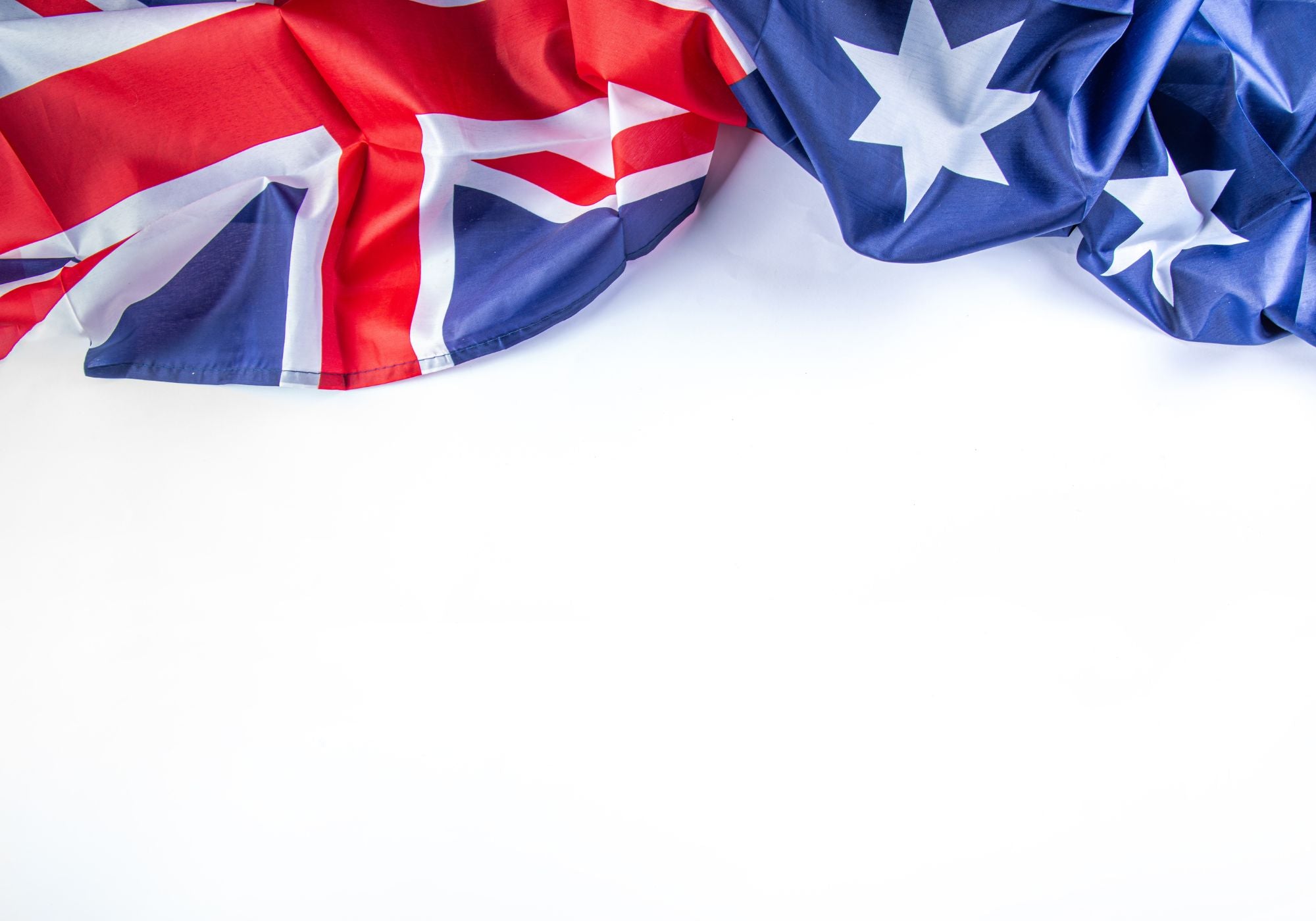 Australian Flag with ripple effect