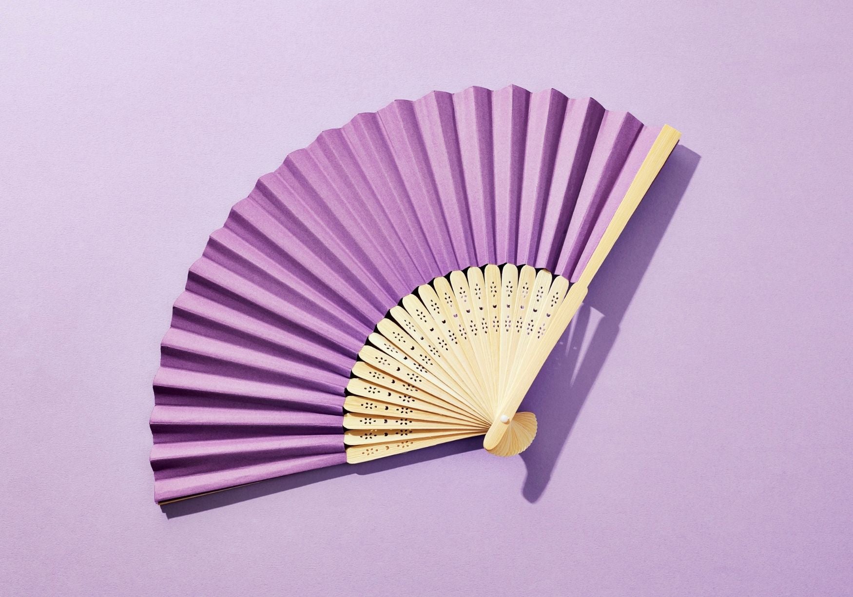 Purple fan