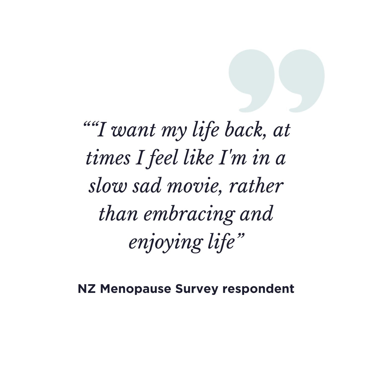 NZ Menodoctor Menopause survey statement
